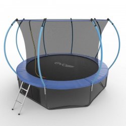 Батут Evo Jump Internal 12ft (Blue) + Lower net (2020)